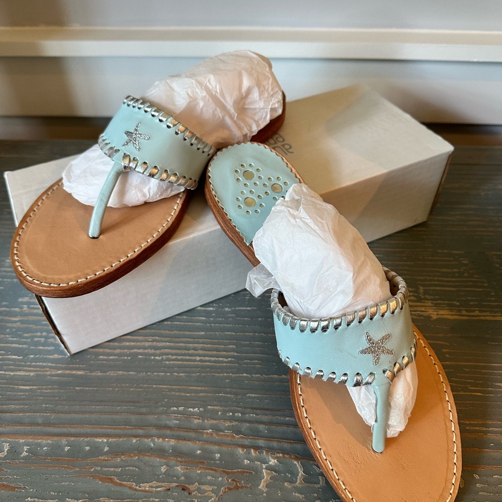 Palm Beach blue Sandals size 9